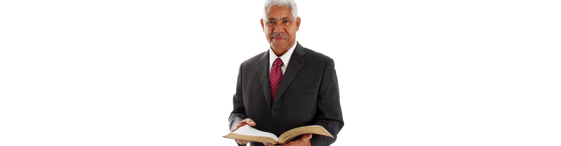 pastor holding a bible